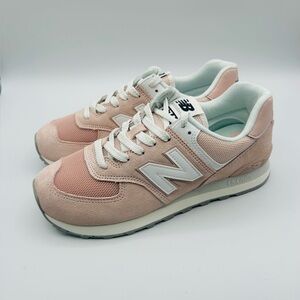 New Balance Classics 574 Shoes Sneakers Men's 8, Womens 9.5 Pink Fog NEW U574FPP